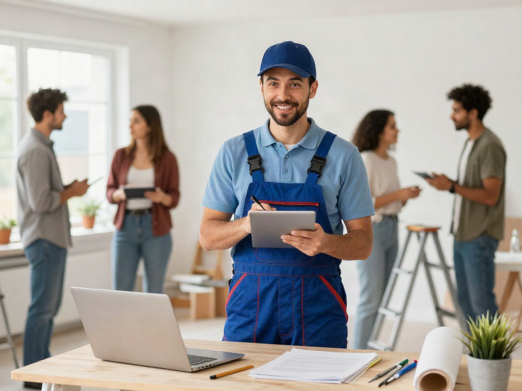 Gestionează un proiect de renovare cu firicel 0.2mm, servicii locale de încredere, contractor profesionist.